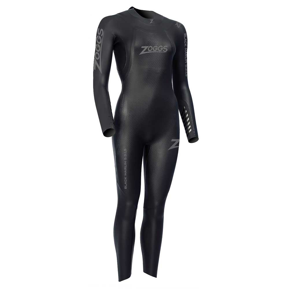 Zoggs Black Marlin Tri-wetsuit 5/3/1.5 Mm Mm Woman Schwarz L von Zoggs