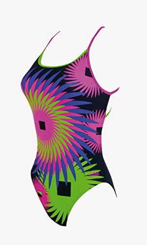 Zoggs Damen Badeanzug Katherine Star Back Schwimmen Costume-Multi, 76,2 cm/15,2 cm Medium Mehrfarbig von Zoggs