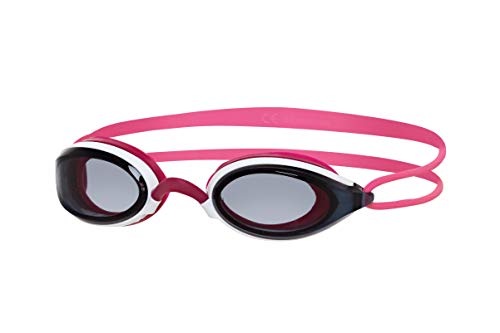 Zoggs Damen Fusion Air Schwimmbrille White/Pink/Smoke, One Size von Zoggs