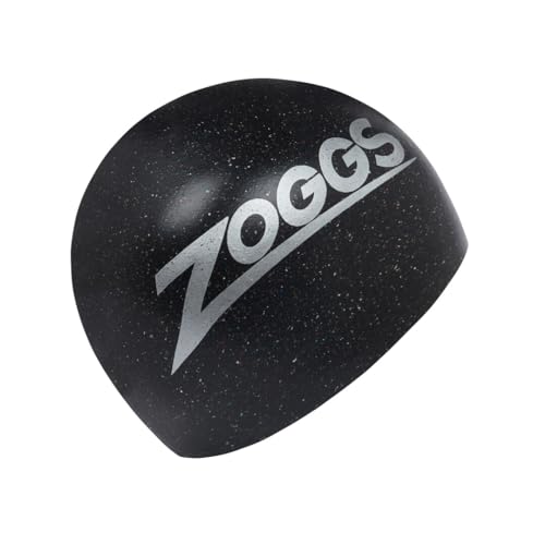 Zoggs Unisex-Adult Easy Fit Eco Cap Swimming, Black von Zoggs