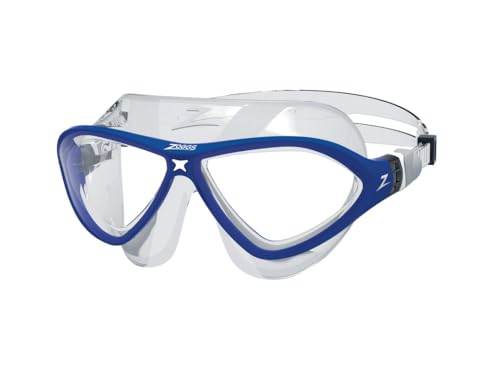Zoggs Unisex-Adult Horizon Flex Swim Mask Goggles, Clea/Blue/Clear von Zoggs