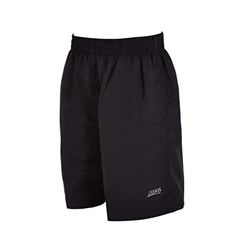 Zoggs Jungen Penrith Shorts 15 Zoll Badeshorts, Black, XL von Zoggs