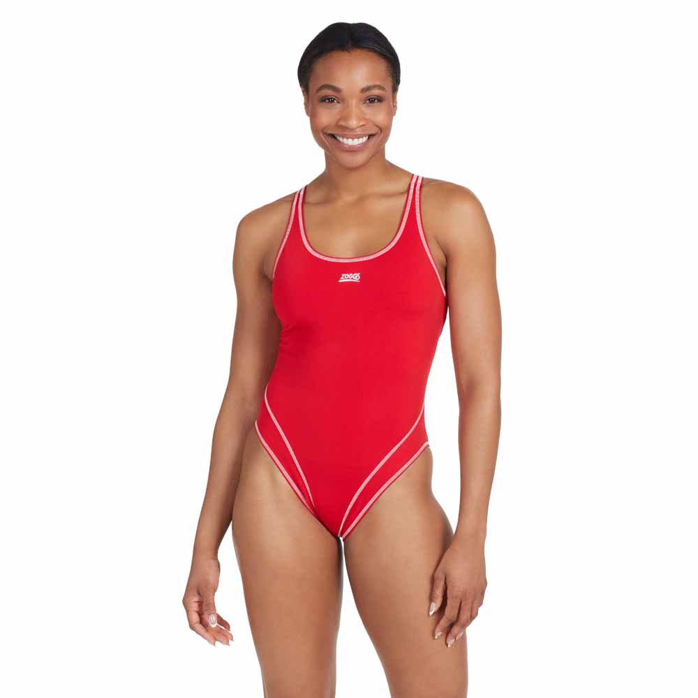 Zoggs Master Back Ecolast+ Swimsuit Rot 40 Frau von Zoggs