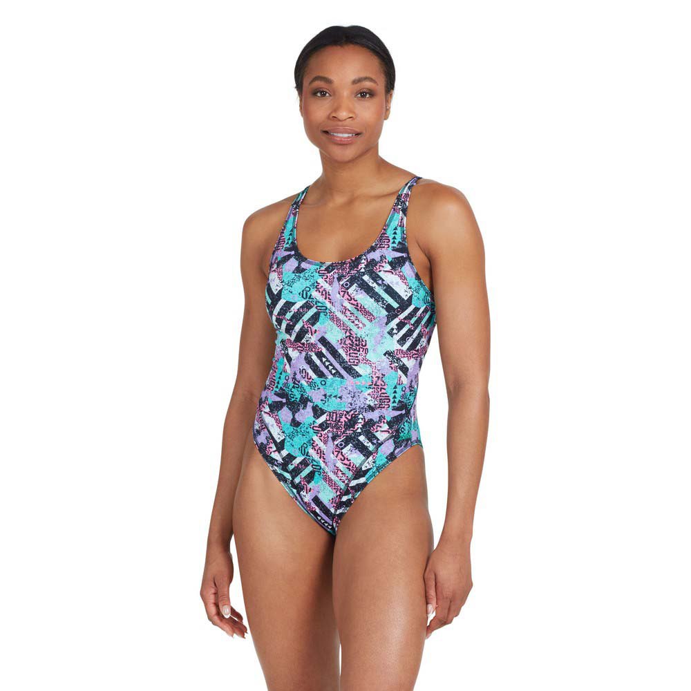 Zoggs Master Back Swimsuit Mehrfarbig 38 Frau von Zoggs