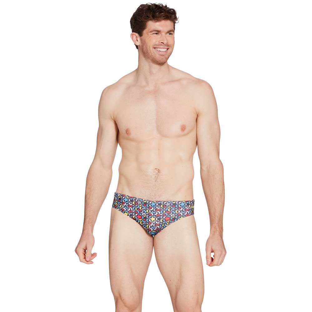 Zoggs Printed 6.5 E Plus Swimming Brief Mehrfarbig 2XS Mann von Zoggs