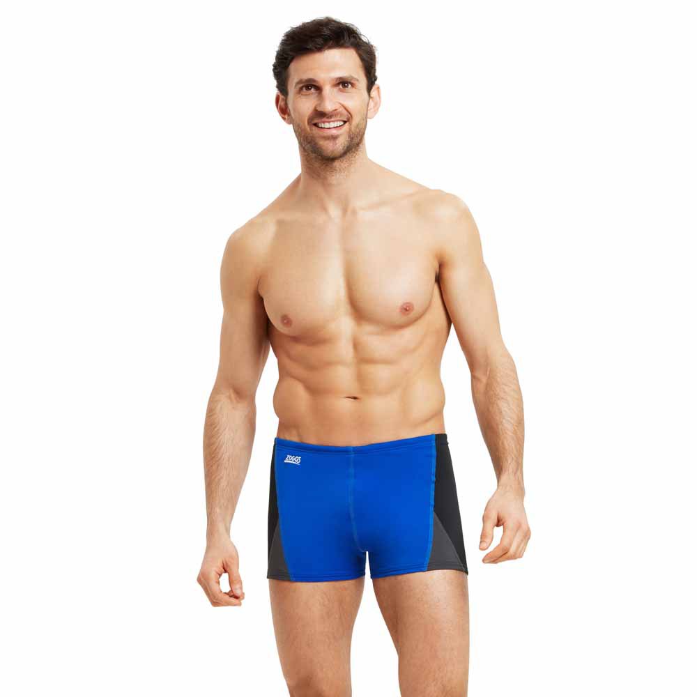 Zoggs Prism Hip Racer Ecolast+ Swimming Shorts Blau 32 Mann von Zoggs