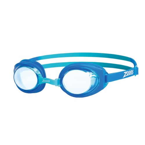 Zoggs Unisex-Youth Ripper Jnr Swimming Goggles, Blue/Light Blue/Clear, Junior 6-14yrs von Zoggs