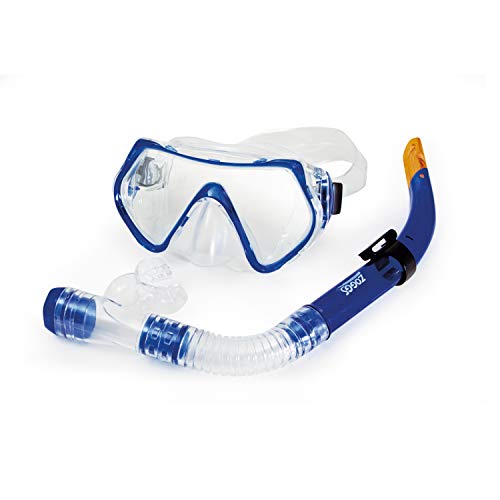 Zoggs Schnorchel und Maske Reef Explorer PVC Bag Set, Blue, 14 Years+ von Zoggs