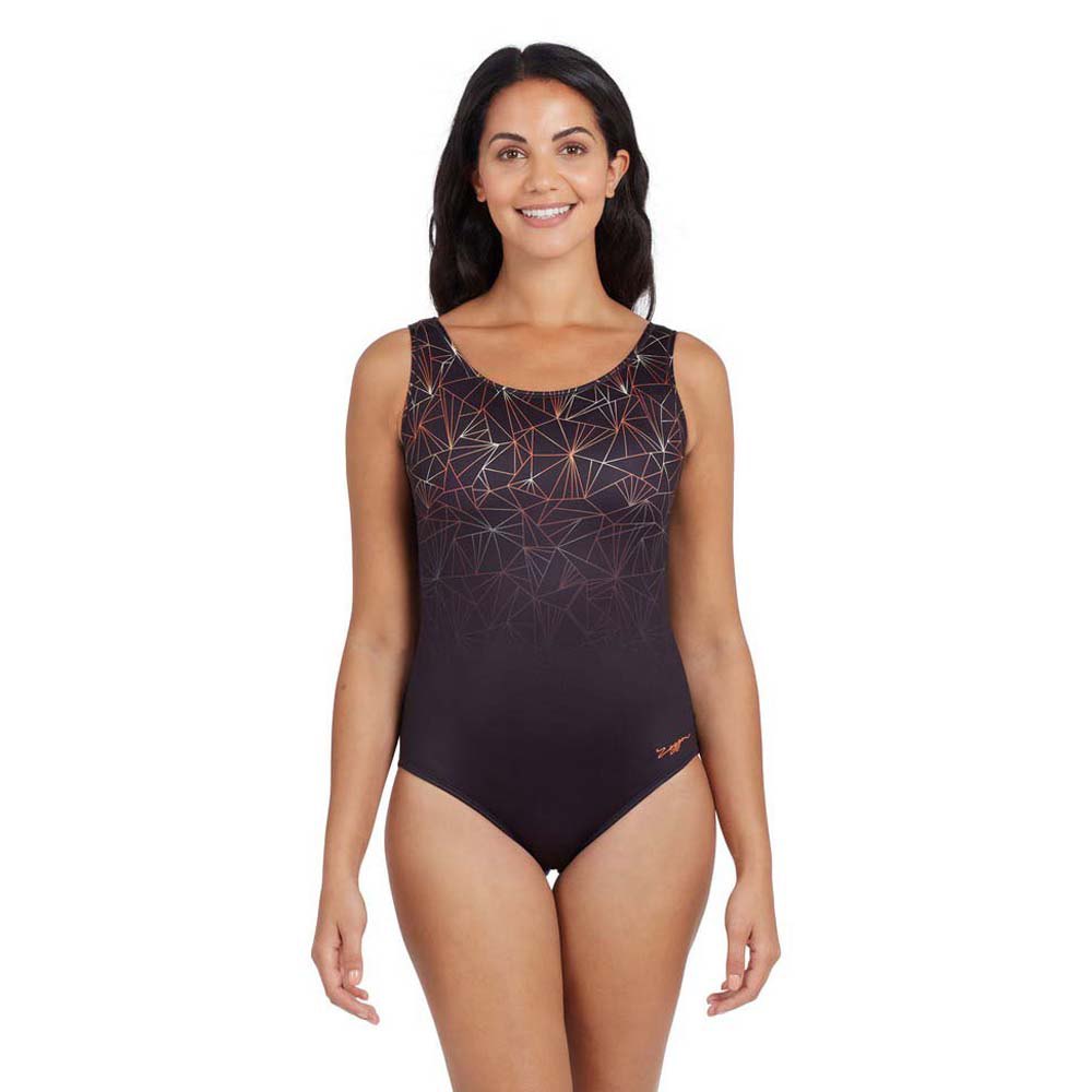 Zoggs Scoopback Foam Cups Swimsuit Schwarz 34 Frau von Zoggs