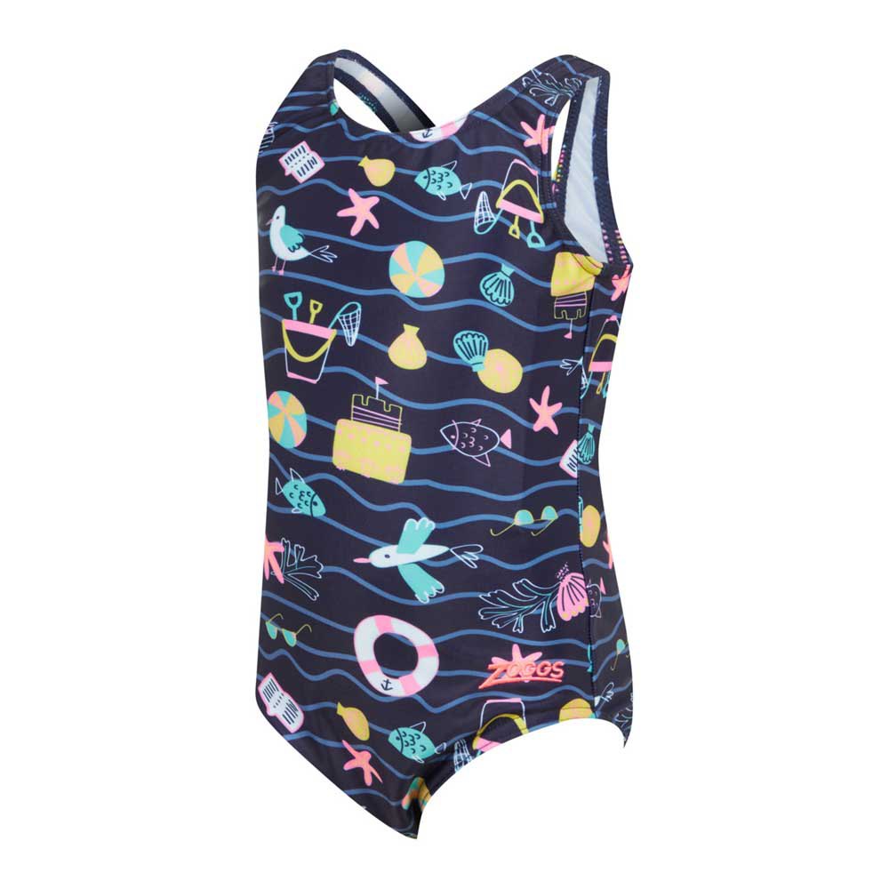 Zoggs Scoopback Swimsuit Mehrfarbig 24 Months Mädchen von Zoggs