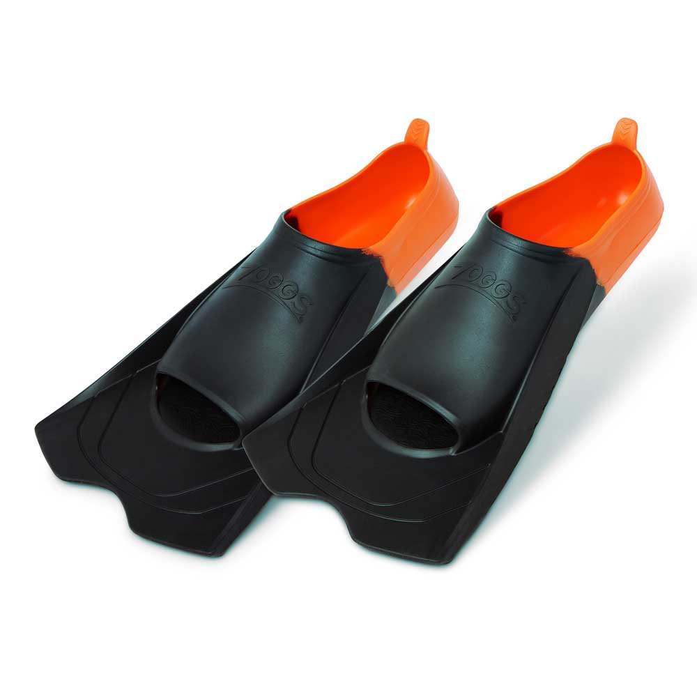 Zoggs Short Blade Eco Swimming Fins Orange,Schwarz EU 43-44 von Zoggs