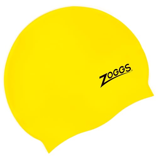 Zoggs Silicone Cap Badekappe, Yellow, One Size von Zoggs