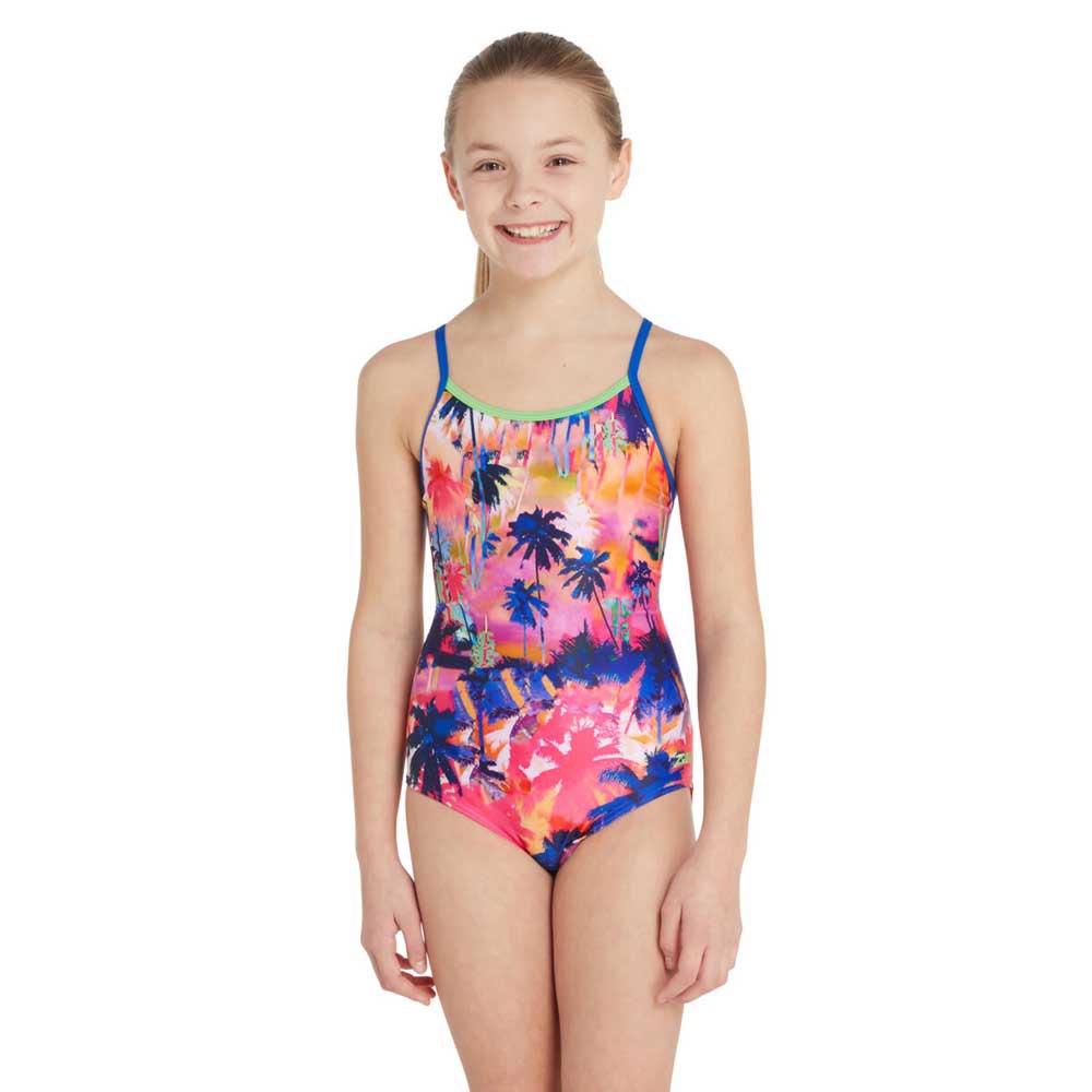 Zoggs Starback Swimsuit Mehrfarbig 10 Years Mädchen von Zoggs