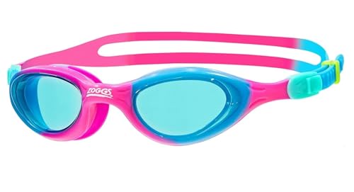 Zoggs Unisex-Youth Super Seal Junior Schwimmbrillen, Pink/Pink/Blue/Tint, Einheitsgröße von Zoggs