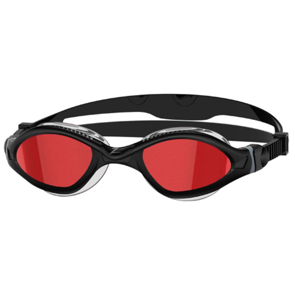 Zoggs Tiger Lsr+ Mirrored Red Swimming Goggles Schwarz Regular von Zoggs
