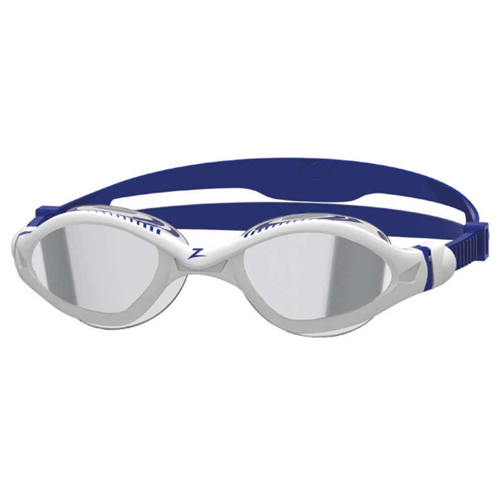 Zoggs Tiger Lsr+ Mirrored Smoke Swimming Goggles Weiß,Blau Regular von Zoggs