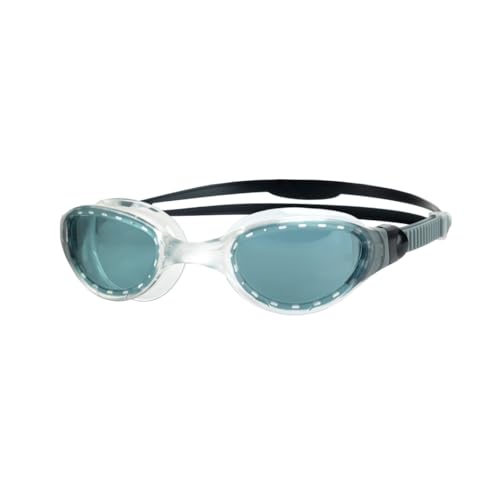 Zoggs Unisex-Adult Phantom 2.0 Swimming Goggles, Clear/Grey/Tint Smoke von Zoggs