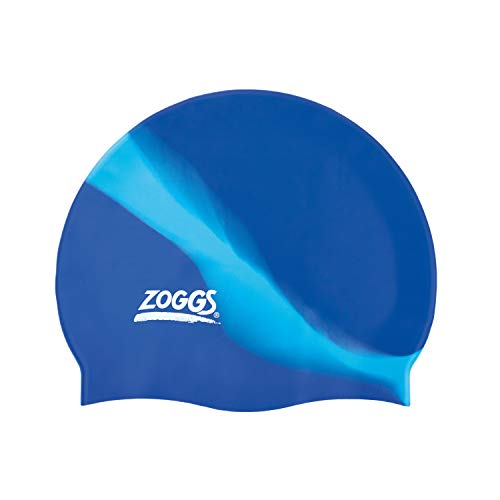 Zoggs Unisex-Adult Silikon Badekappe, Blau, Einheitsgröße von Zoggs