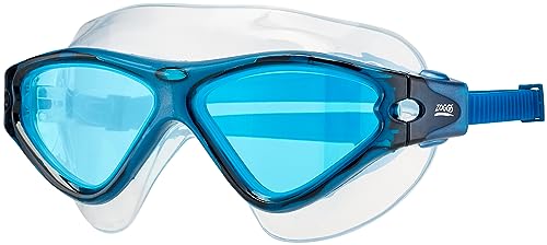 Zoggs Unisex-Adult Tri-Vision Mask Schwimmbrillen, Navy/Blue/Tint, One Size von Zoggs
