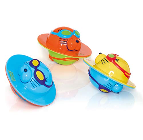 Zoggs Unisex Baby Seal Flips Pool-Spielzeug und Wasserspielzeug, Mehrfarbig, 4+ Months von Zoggs