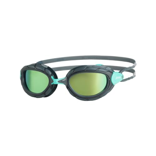 Zoggs Unisex Swimming Goggles, Grey/Turquoise/Titanium Reactor von Zoggs