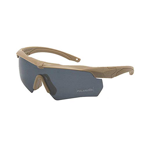 ESS Crossbow Photochrome Ballistic Eyeshields Brille (Sprechen, 4 Linsen (1 von 4 polarisiert)) von ZoliTime