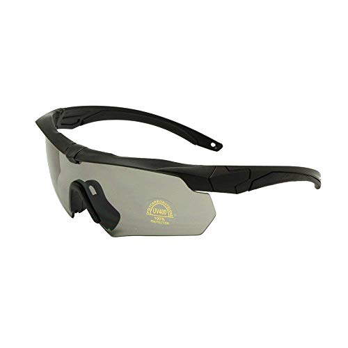 ZoliTime ESS Crossbow Photochrome Ballistic Eyeshields Brille (schwarz, 3 Linsen) von ZoliTime