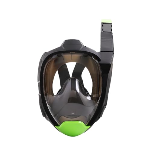 Schnorchelmaske Unisex, Schnorchel mit Anti-Nebel Taucherbrille, Tauchmaske aus für Schnorcheln Schwimmen und Tauchen-Green||L/XL von Zolito