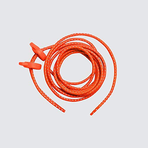 ZONE3 Elastische Schnürsenkel für schnelle Übergänge (Neon Orange) von ZONE3
