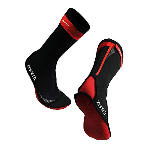 Zone 3 Neopren-Schwimmsocken, Schwarz, L von ZONE3