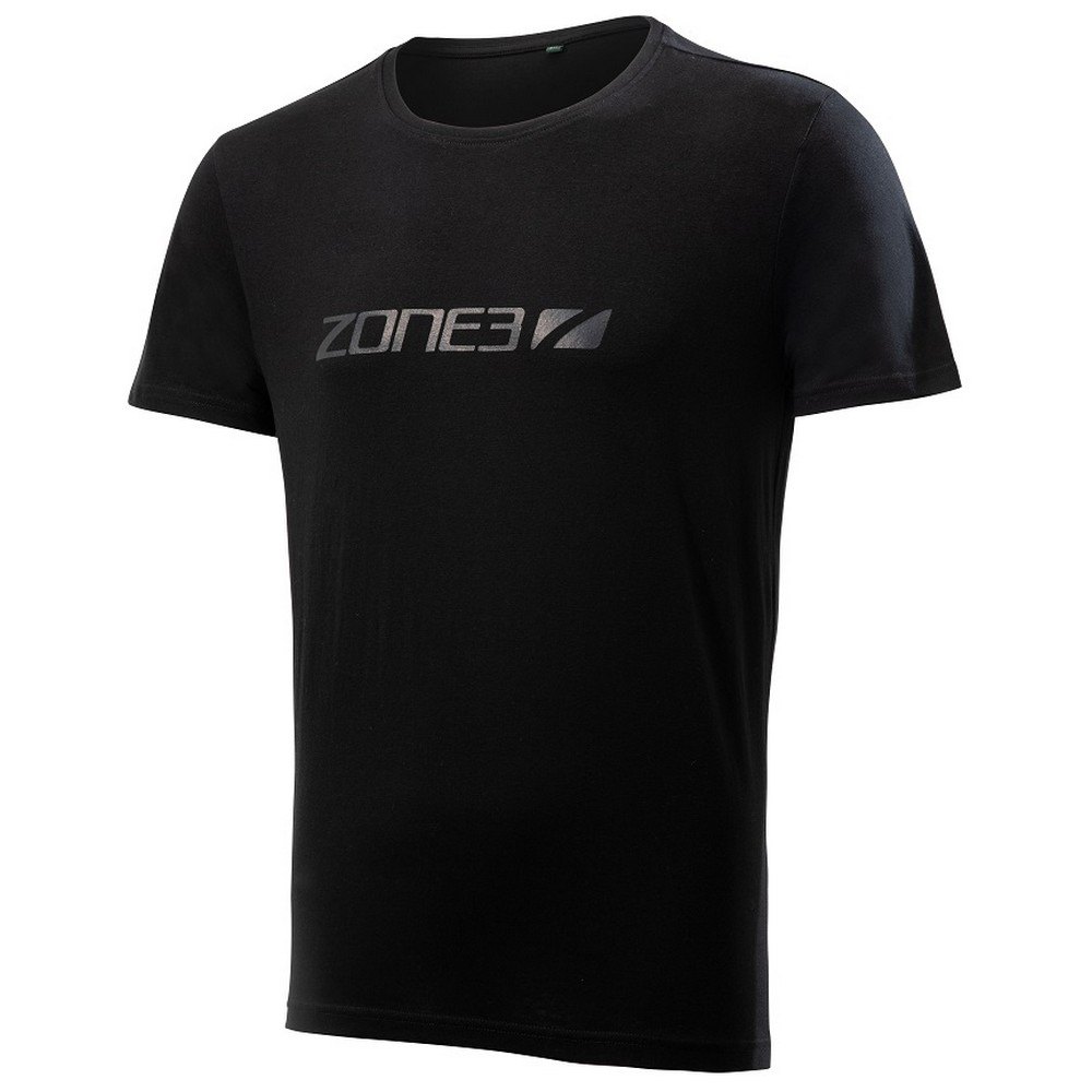 Zone3 Logo Short Sleeve T-shirt Schwarz S Mann von Zone3