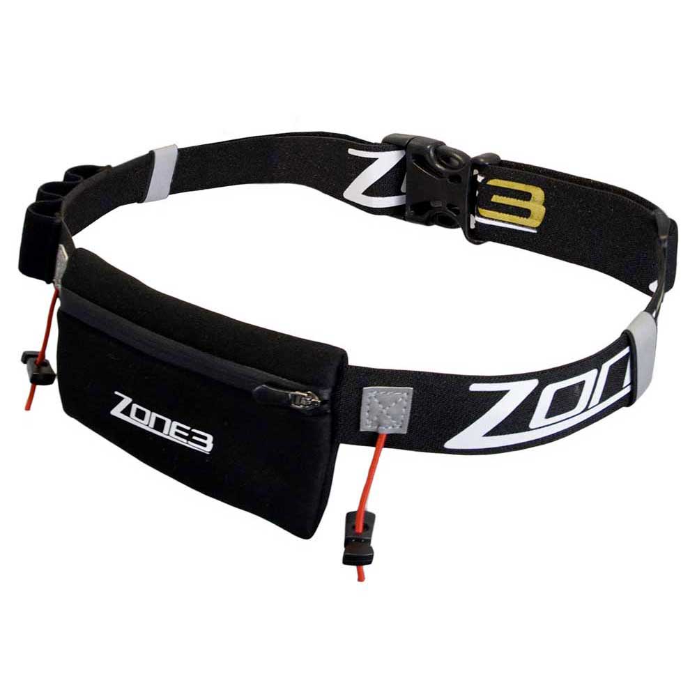 Zone3 Race Belt With Neoprene Pouch Schwarz von Zone3