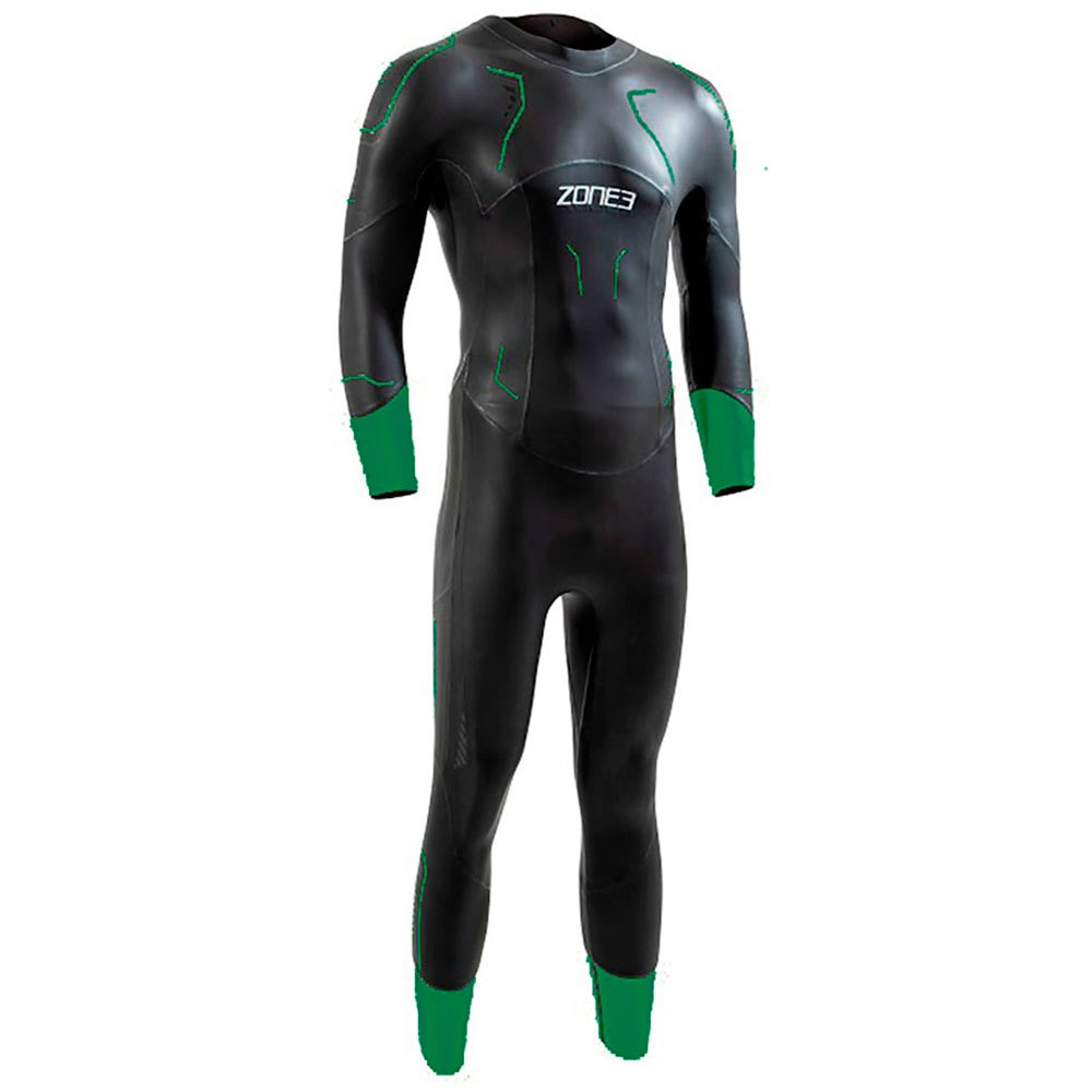 Zone3 Terraprene Vision Long Sleeve Neoprene Wetsuit Schwarz L von Zone3