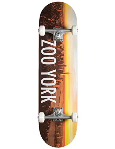 ZooYork Skateboard Komplettboard Logo Block 8.25" (Sunrise) von Zoo York