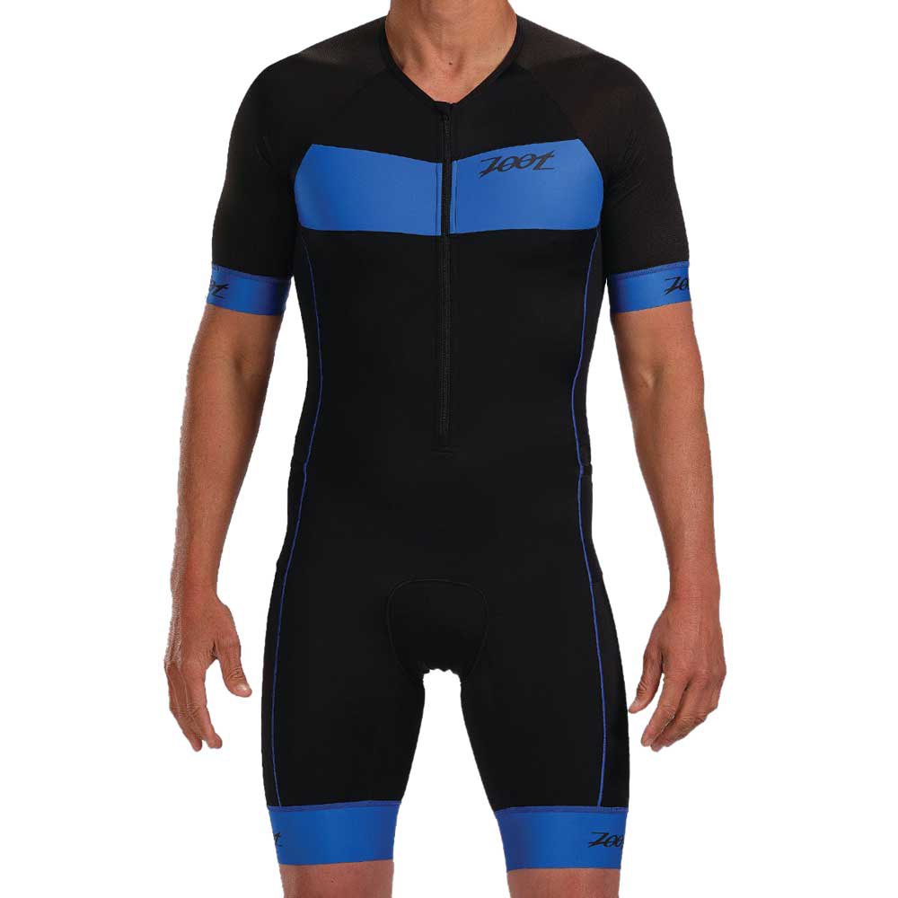 Zoot Core + Tri Aero Short Sleeve Trisuit Blau S Mann von Zoot