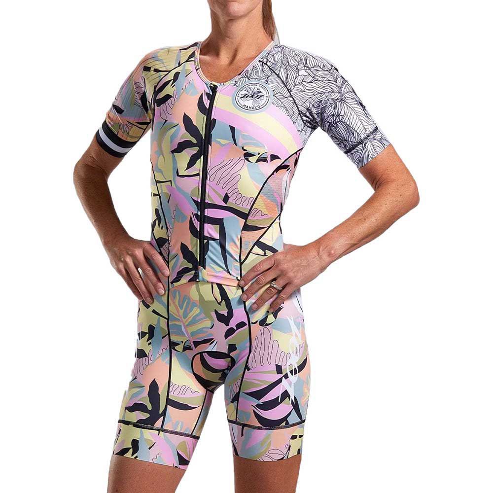 Zoot Ltd Aero Short Sleeve Trisuit Rosa XL Frau von Zoot