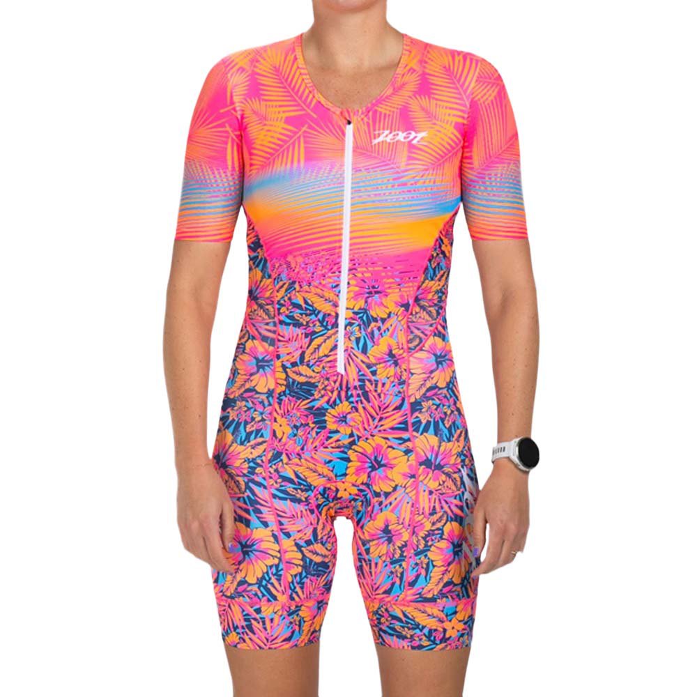 Zoot Ltd Tri Racesuit Short Sleeve Trisuit Mehrfarbig S Frau von Zoot