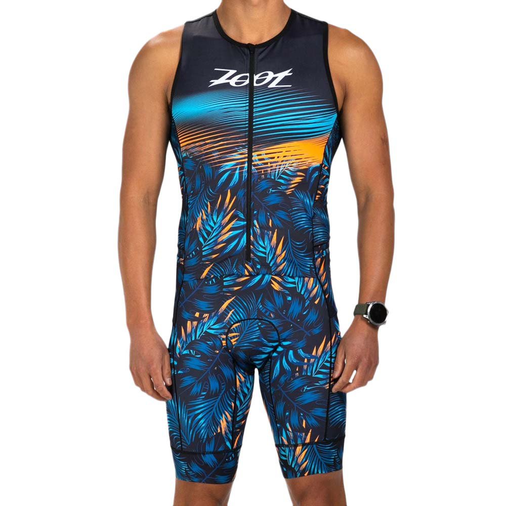 Zoot Ltd Tri Racesuit Sleeveless Trisuit Blau L Mann von Zoot