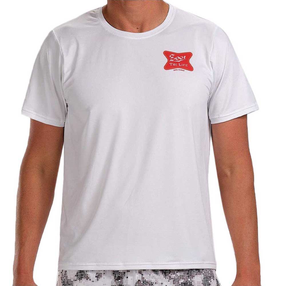 Zoot Tri Life Short Sleeve T-shirt Weiß L Mann von Zoot