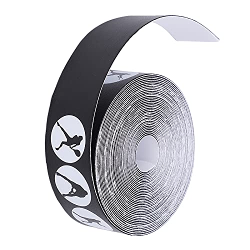 Zopsc-1 Schlägerkopfband, leichtes Protection Tape Stick Fester Schlägerrahmen Kopfschutzband Tennisschläger-Kopfschutz zum Schutz(Schwarz) von Zopsc-1