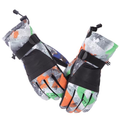 Zqxnt Erwachsene Kinder Unisex Winter wasserdichte Verdicken Warm Für Schneehandschuh Skischuhe Für Kinder von Zqxnt