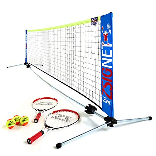 Zsig ZSS-10-MT-E Mini-Tennis-Set, Mehrfarbig, 3 m von Zsig