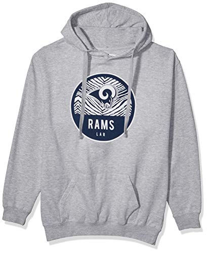 Zubaz NFL St. Louis Rams Herren Team Graphic Grey Hoodie, Grau, Größe M von Zubaz