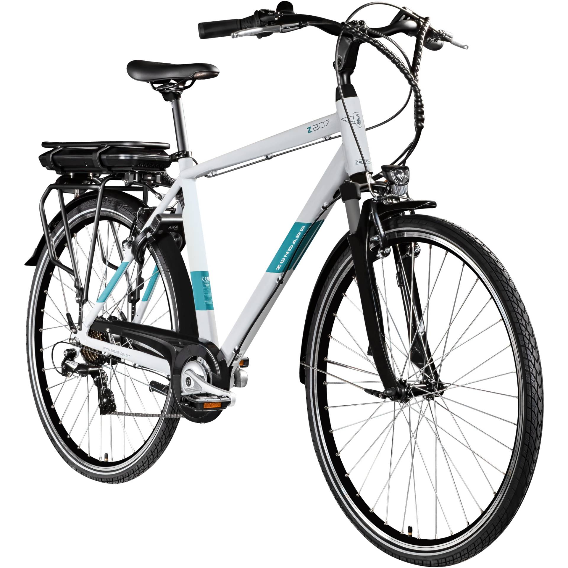 Zündapp Z807 E Bike 28 Zoll Trekkingrad 21 Gang Elektrofahrrad StVZO 155 - 185 cm Pedelec Elektro Trekking Fahrrad von Zündapp