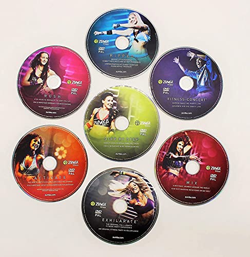 Zumba Exhilarate 7 DVD's inkl. Ernährungsberater von Zumba Fitness