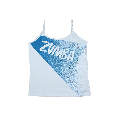 Zumba Fitness Damen Tank Top Slim Shaded Spaghetti, Wear It Out White, M von Zumba Fitness