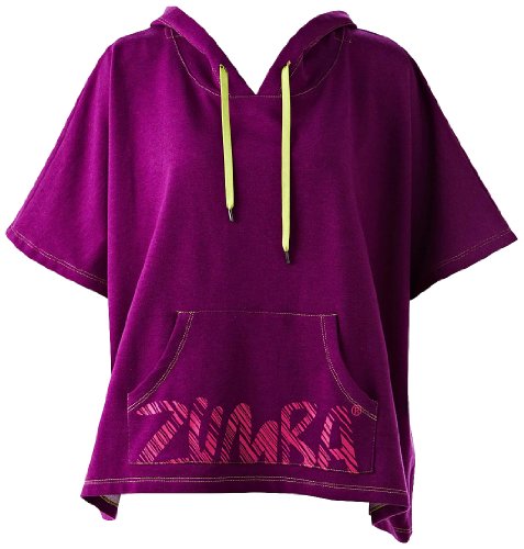 Zumba Fitness LLC Disco Sweatshirt, Damen, aubergine, X-Large von Zumba Fitness