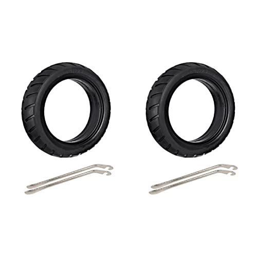 Zunedhys 6Stck 8,5 Zoll Vorne/Hinten Roller Reifen Rad Solid Ersatzreifen 8 1 / 2X2 für M365 Elektroroller Skateboard von Zunedhys