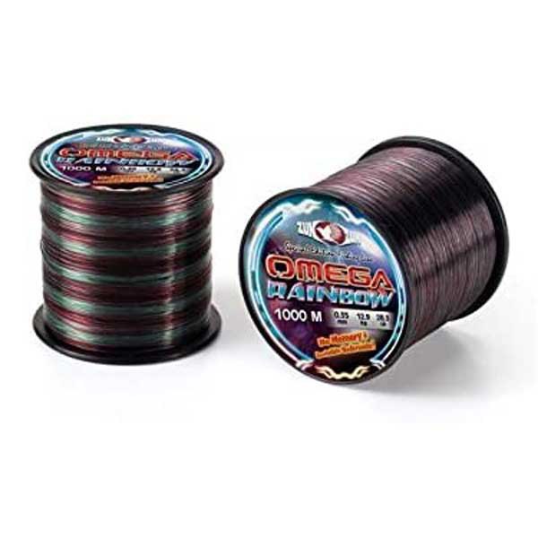 Zunzun Omega Rainbow Monofilament 1000 M Mehrfarbig 0.600 mm von Zunzun