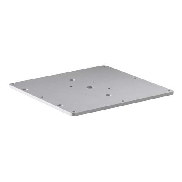 Zwaardvis Aluminium Table Support Plate Silber 280 x 280 mm von Zwaardvis